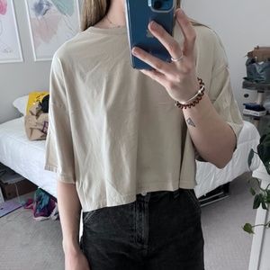 H&M Boxy Crop Tops, Size XL